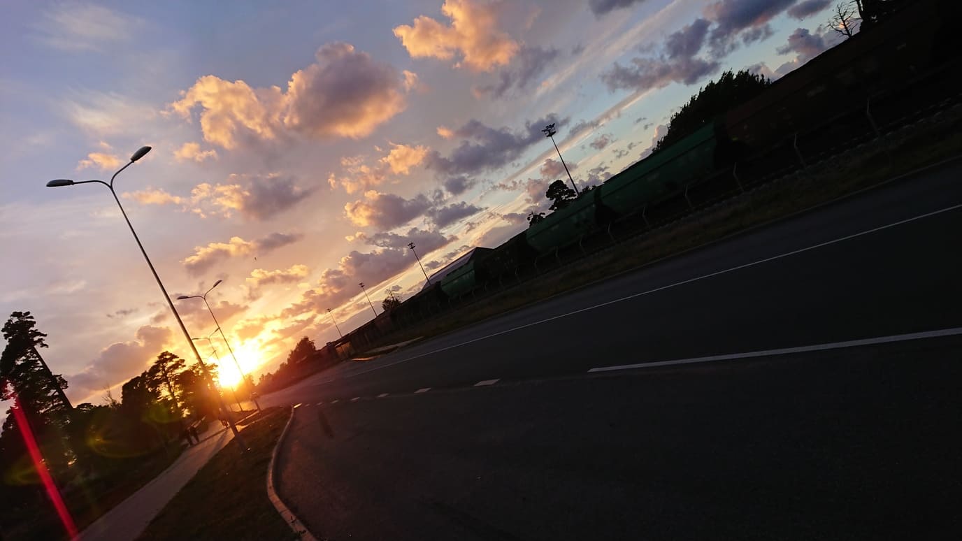 sunset street